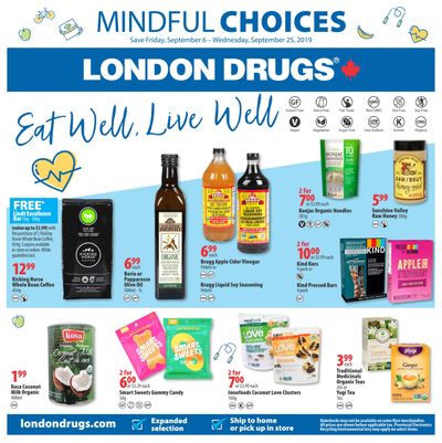 London Drugs Eat Well Live Well Flyer September 6 to 25