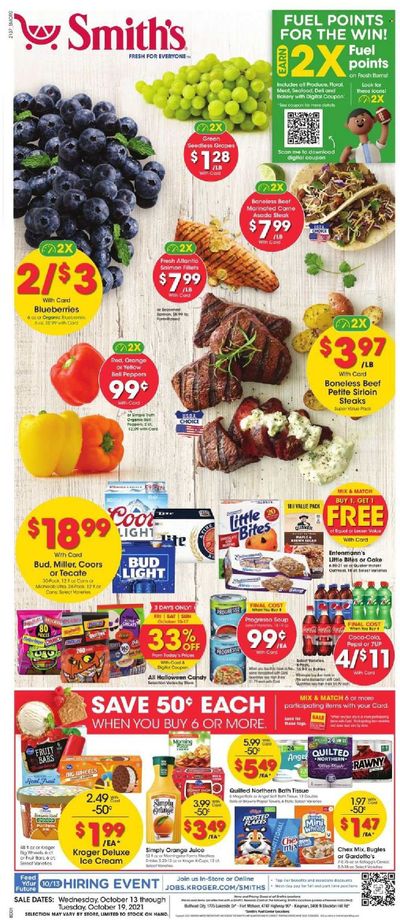 Smith's (AZ, ID, MT, NM, NV, UT, WY) Weekly Ad Flyer October 12 to October 19