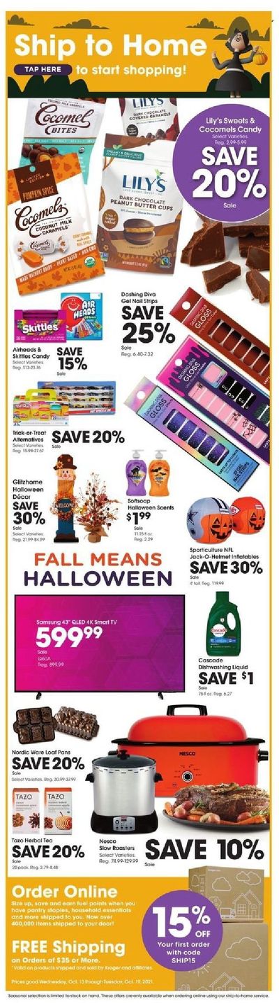 Smith's (AZ, ID, MT, NM, NV, UT, WY) Weekly Ad Flyer October 12 to October 19