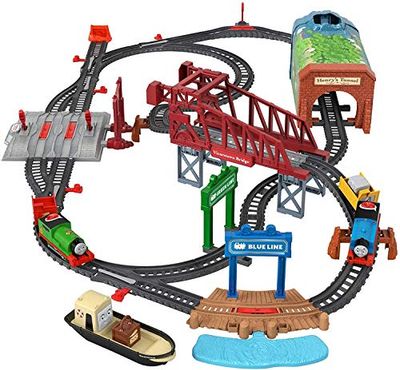 Fisher-Price Thomas & Friends Talking Thomas & Percy Train Set, Motorized Train and Track Set for Preschool Kids Ages 3 Years and Older $38.98 (Reg $69.99)