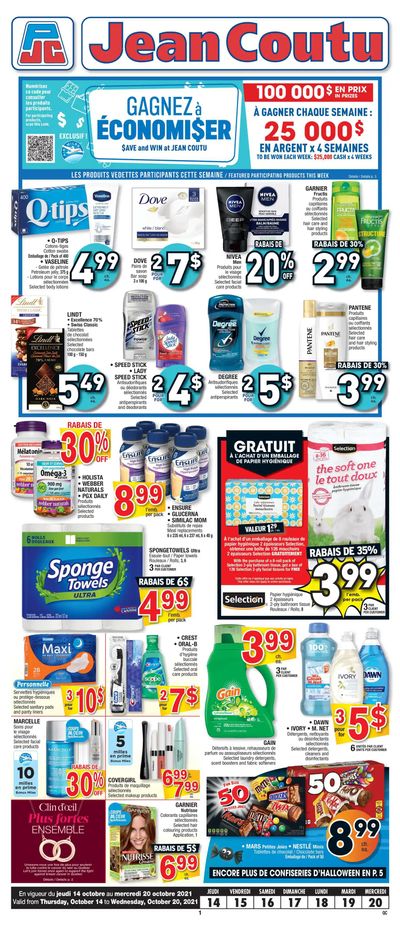 Jean Coutu (QC) Flyer October 14 to 20