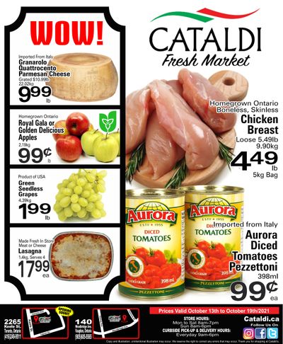 Cataldi Fresh Market Flyer October 13 to 19