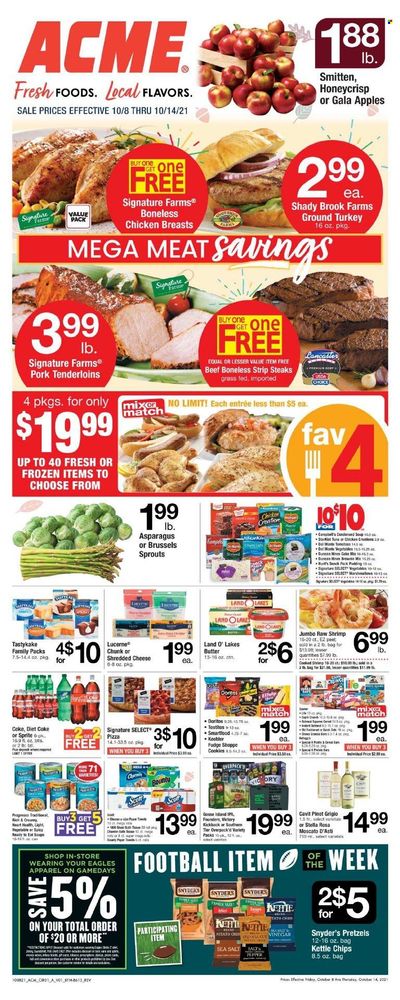 ACME (DE, NJ, NY, PA) Weekly Ad Flyer October 13 to October 20