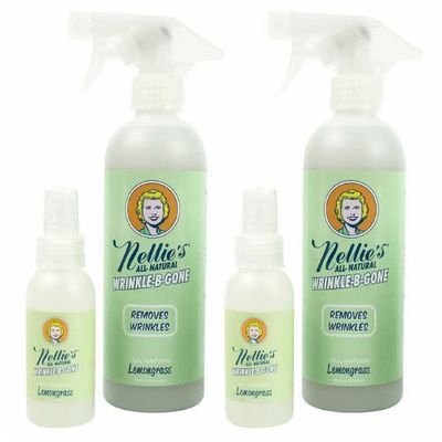 Nellie’s Wrinkle-B-Gone, 2 Large and 2 Small Travel Size Bottles For $26.99 At Costco Canada