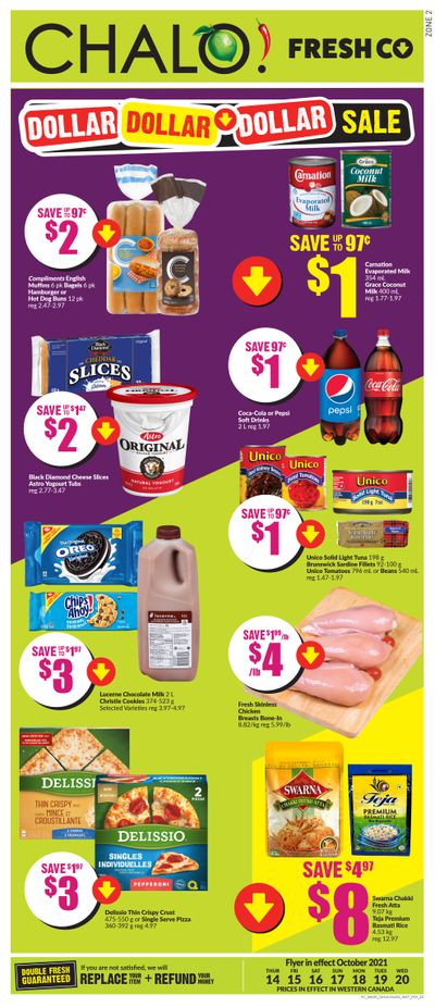 Chalo! FreshCo (West) Flyer October 14 to 20