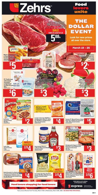 Zehrs Flyer March 19 to 25