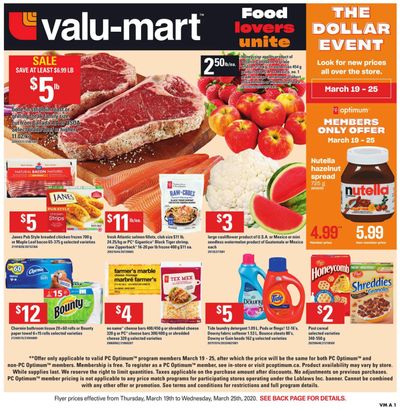 Valu-mart Flyer March 19 to 25