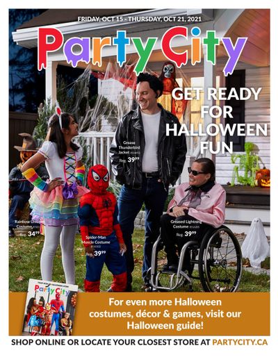 Party City Flyer October 15 to 21