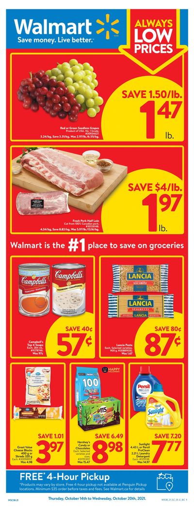 Walmart (West) Flyer October 14 to 20