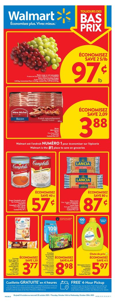 Walmart (QC) Flyer October 14 to 20