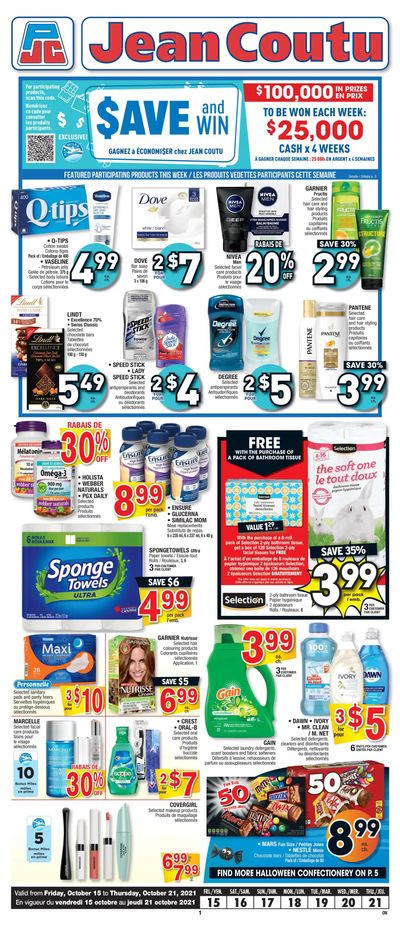 Jean Coutu (ON) Flyer October 15 to 21