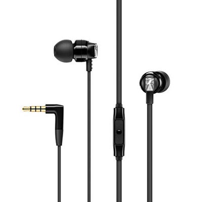 Sennheiser CX 300S in Ear Headphone with One-Button Smart Remote - Black $42 (Reg $64.95)