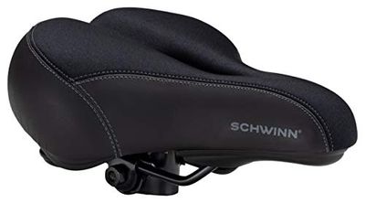 Schwinn Commute Gateway Adult Gel Bike Seat, Saddle with Pressure Relief Channel, Black $36.69 (Reg $43.17)