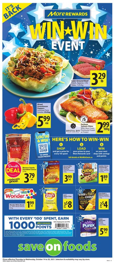 Save on Foods (AB) Flyer October 14 to 20