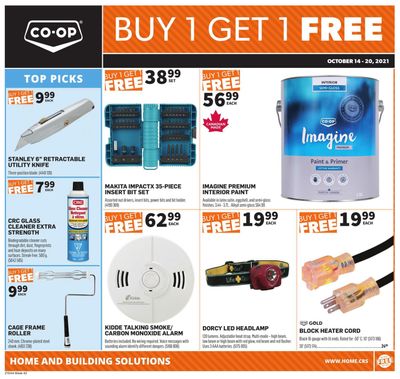Co-op (West) Home Centre Flyer October 14 to 20