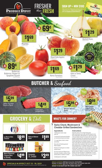 Produce Depot Flyer October 13 to 19