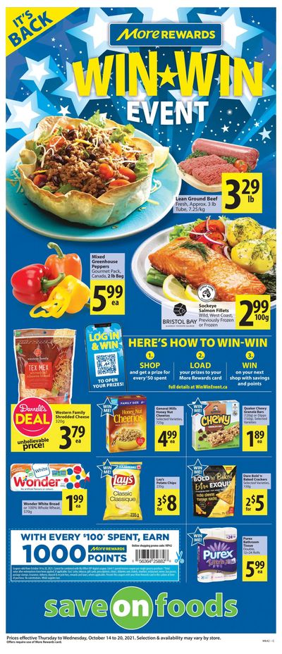Save on Foods (SK) Flyer October 14 to 20
