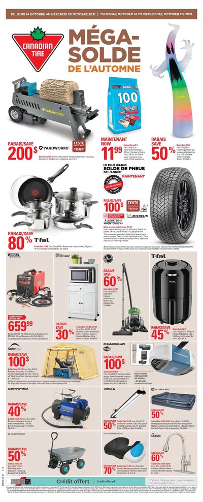 Canadian Tire (QC) Flyer October 14 to 20