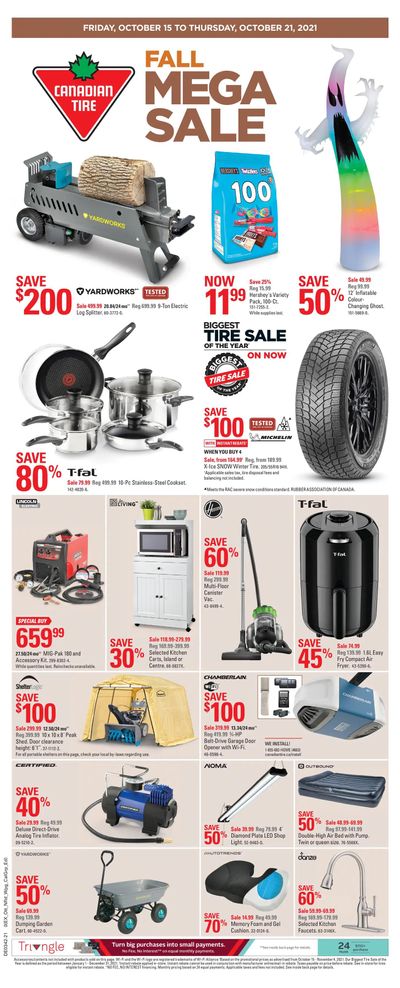 Canadian Tire (Atlantic) Flyer October 15 to 21 Canadian Tire (Atlantic) Flyer October 15 to 21