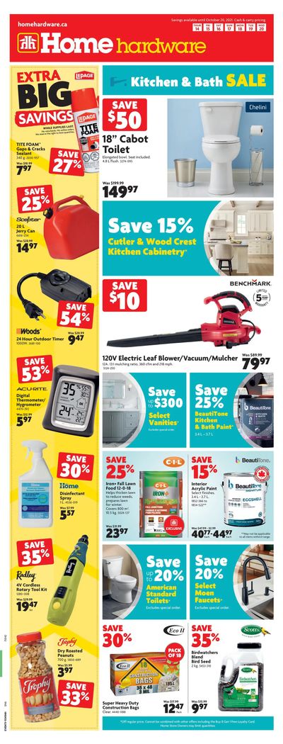 Home Hardware (ON) Flyer October 14 to 20