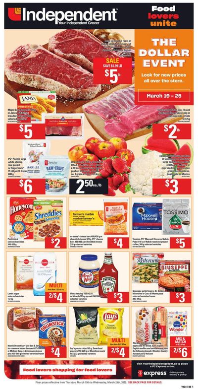 Independent Grocer (ON) Flyer March 19 to 25