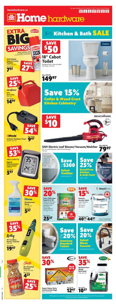 Home Hardware (BC) Flyer October 14 to 20