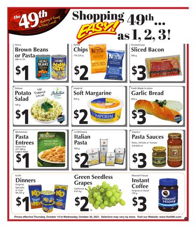 The 49th Parallel Grocery Flyer October 14 to 20