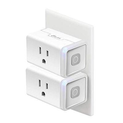 Kasa Smart Plug by TP-Link (HS103P2) - Smart Home WiFi Outlet Works with Alexa, Echo and Google Home, No Hub Required, Remote Control, 2.4GHz WiFi Required, 12 Amp, UL Certified, 2-Pack $16.99 (Reg $24.99)