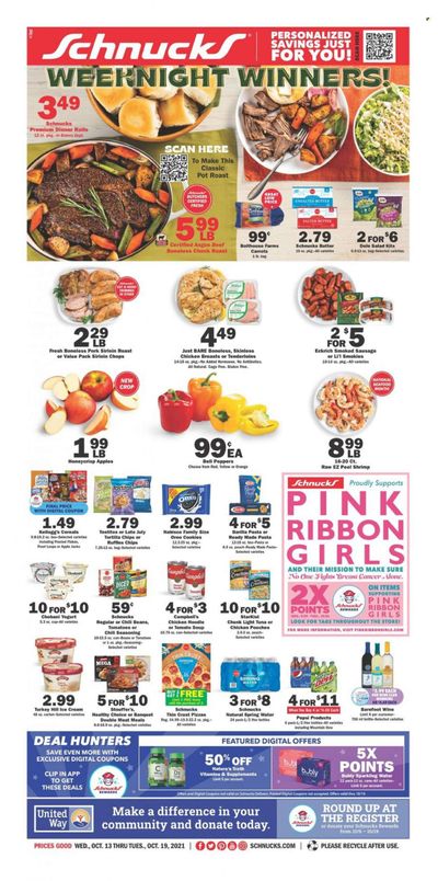 Schnucks (IA, IL, IN, MO) Weekly Ad Flyer October 14 to October 21