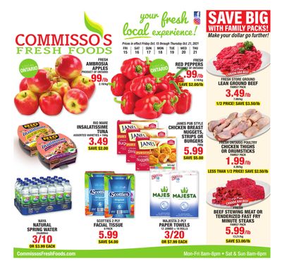 Commisso's Fresh Foods Flyer October 15 to 21