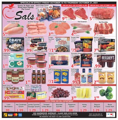 Sal's Grocery Flyer October 15 to 21