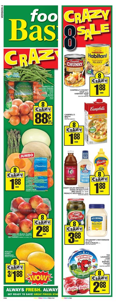 Food Basics (GTA, Kitchener and London Area) Flyer March 19 to 25