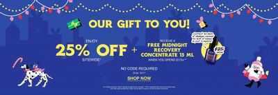 Kiehl’s Canada Deals: Save 25% OFF Sitewide + FREE Midnight Recovery Concentrate