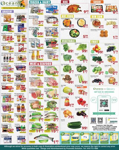 Oceans Fresh Food Market (Mississauga) Flyer October 15 to 21