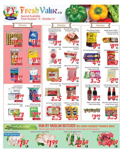 Fresh Value Flyer October 15 to 21