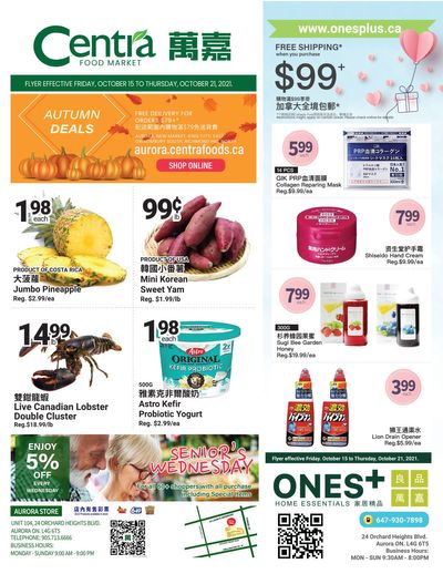 Centra Foods (Aurora) Flyer October 15 to 21