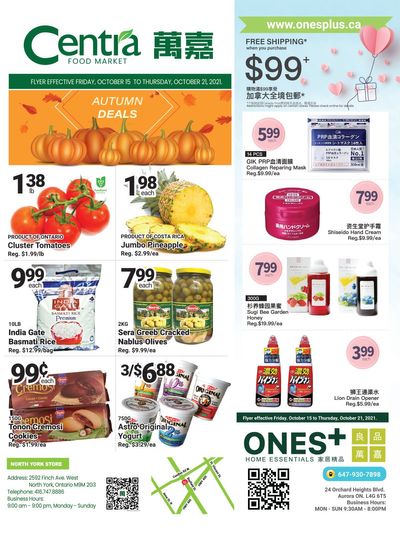 Centra Foods (North York) Flyer October 15 to 21