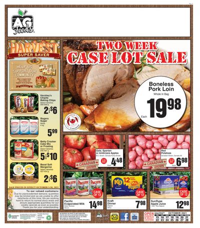AG Foods Flyer October 15 to 28