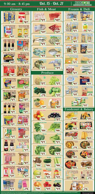 Nations Fresh Foods (Mississauga) Flyer October 15 to 21