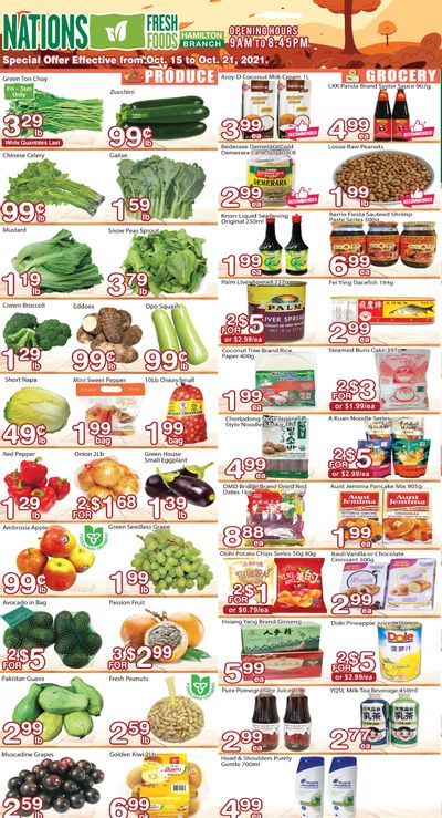 Nations Fresh Foods (Hamilton) Flyer October 15 to 21