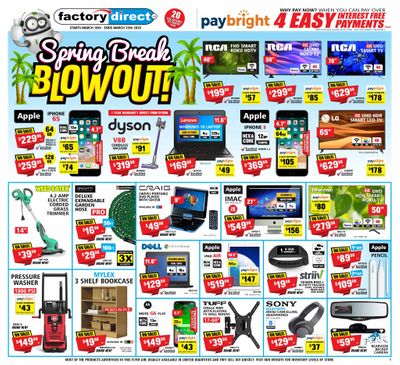 Factory Direct Flyer March 18 to 25