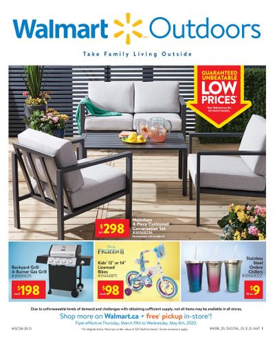 Walmart Outdoors Flyer March 19 to May 6