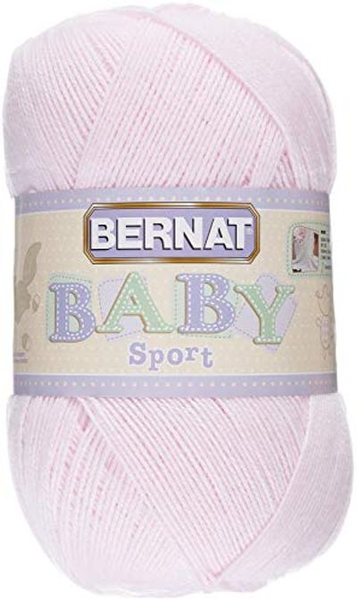 Bernat Baby Big Ball Sport Yarn, Solid, 12.3 Ounce, Baby Pink, Single Ball $13.94 (Reg $23.03)