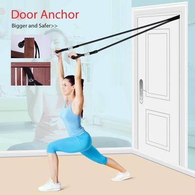Resistance Bands,TOPELEK Up to 150 LBS Resistance Bands Set & Updated with New Model Door Anchor & Band Guard on Sale for at Amazon Canada
