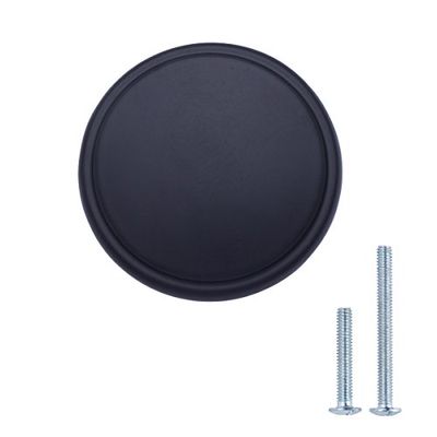 AmazonBasics AB1300-FB-10 Cabinet Knob, 1.52" Diameter, Flat Black $24.03 (Reg $41.15)