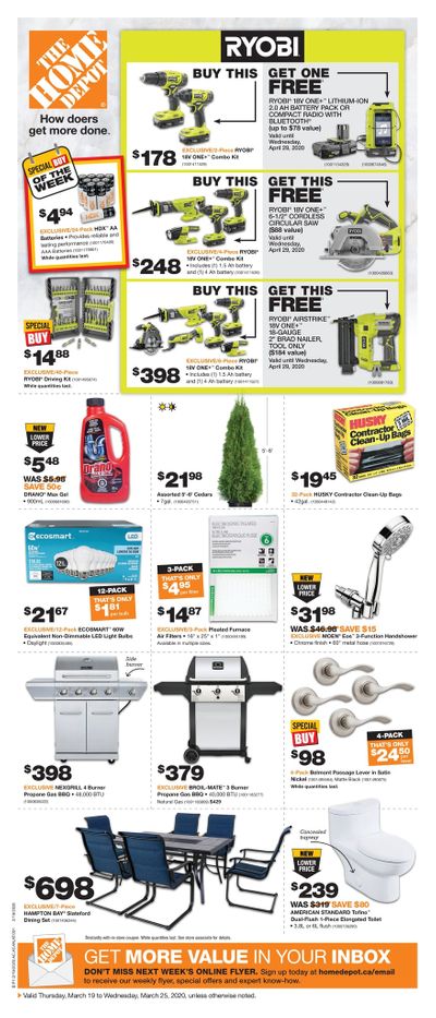 Home Depot (BC) Flyer March 19 to 25