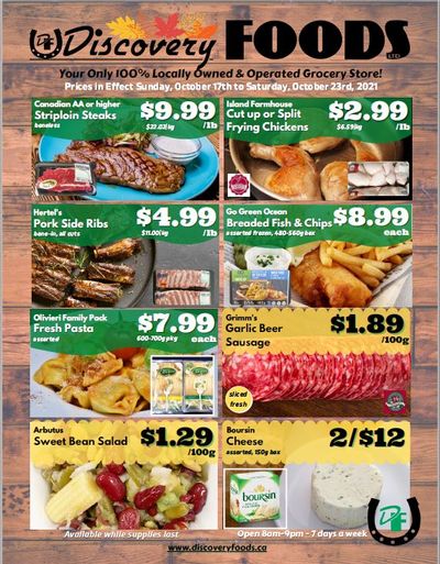 Discovery Foods Flyer October 17 to 23