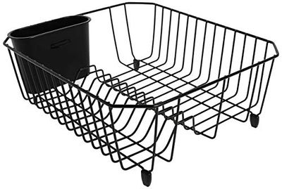 Rubbermaid L3-6008-M5-BLA Antimicrobial Small Dish Drainer, Black $8.9 (Reg $12.97)