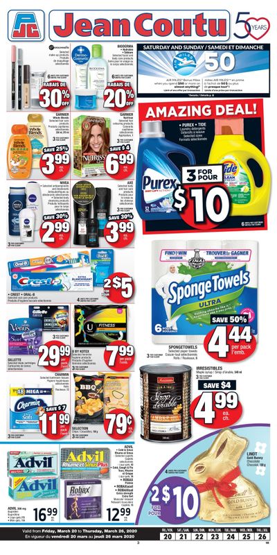 Jean Coutu (NB) Flyer March 20 to 26
