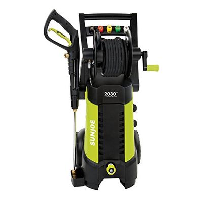 Sun Joe SPX3001 2030 PSI 1.76 GPM 14.5 AMP Electric Pressure Washer with Hose Reel, Green $156.08 (Reg $230.04)